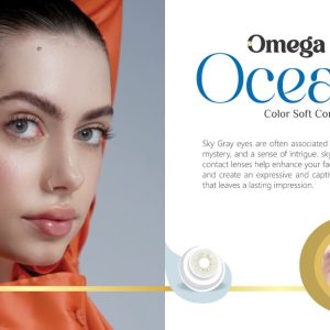 OMEGA OCEAN SKY GREY CONTACT LENSES