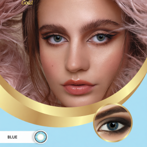 OMEGA GOLD BLUE CONTACT LENSES