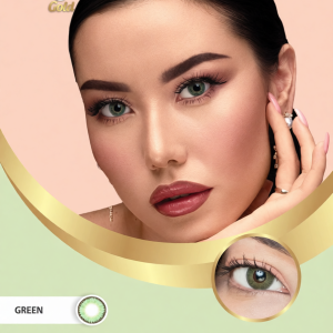 OMEGA GOLD GREEN CONTACT LENSES